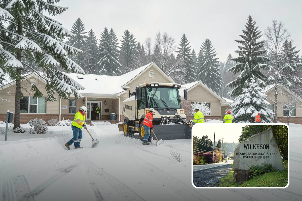 Residential Snow Removal in Wilkeson, Pierce County, WA - Reaches surfaces city plows ignore on residential streets