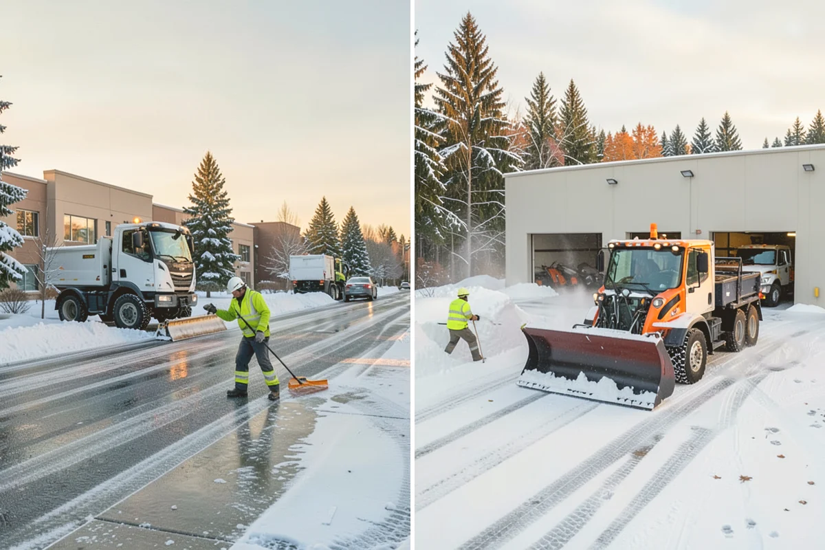 Restaurant Deicing in Algona, King County, WA - Identify entrances, patios, staff routes, and parking walks