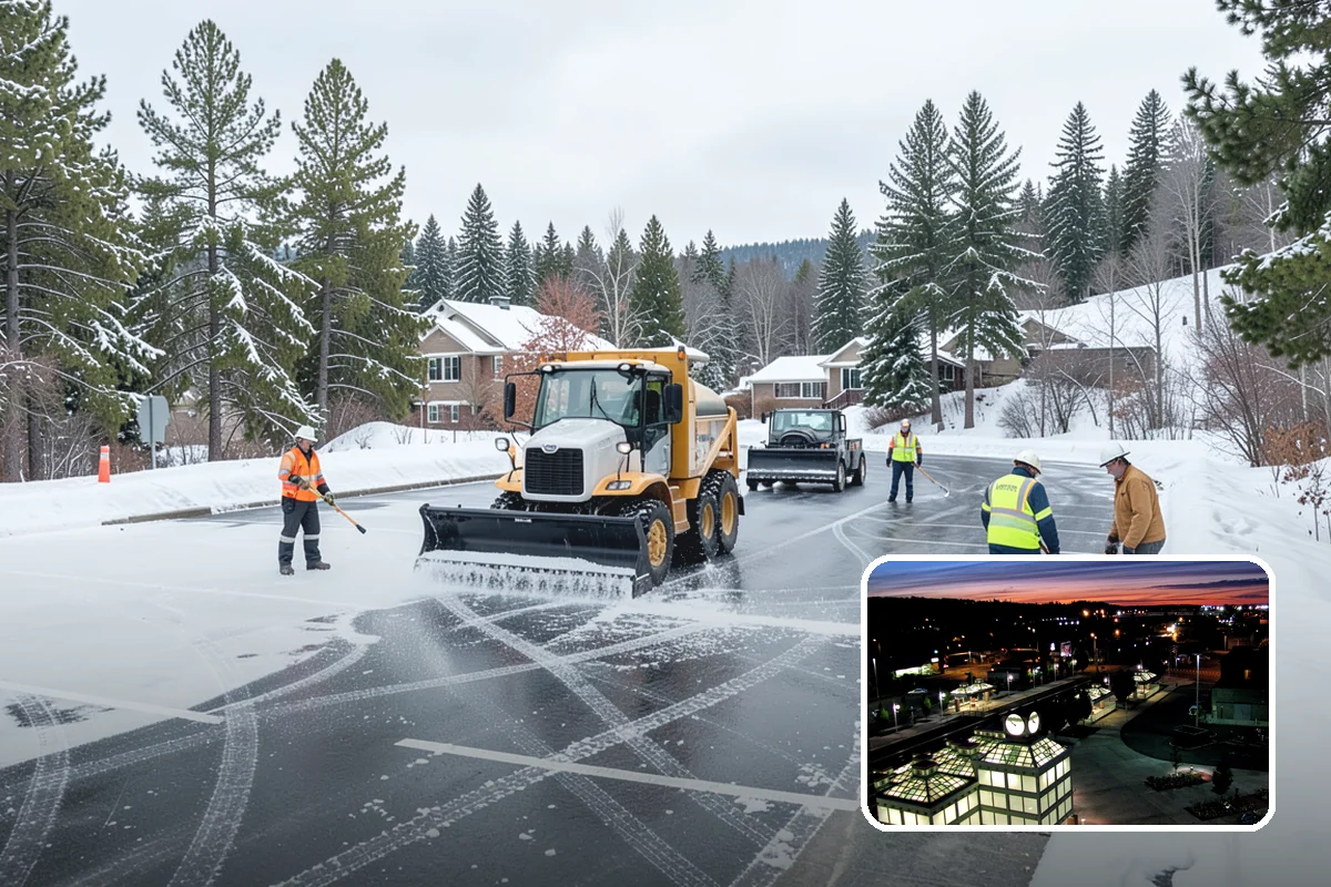 Restaurant Deicing in Auburn, King County, WA - Keeps diners arriving safely through the evening rush