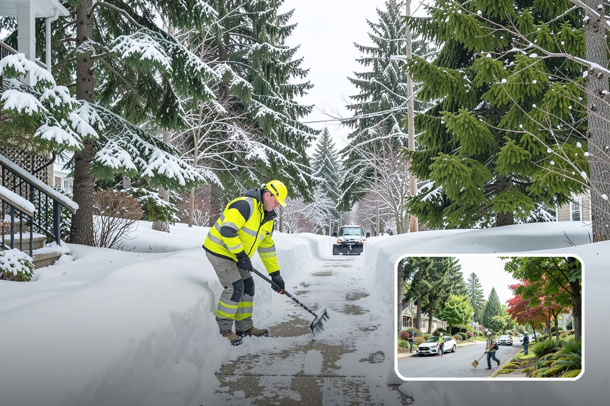 Restaurant Deicing in Beaux Arts Village, King County, WA - Keeps diners arriving safely through the evening rush