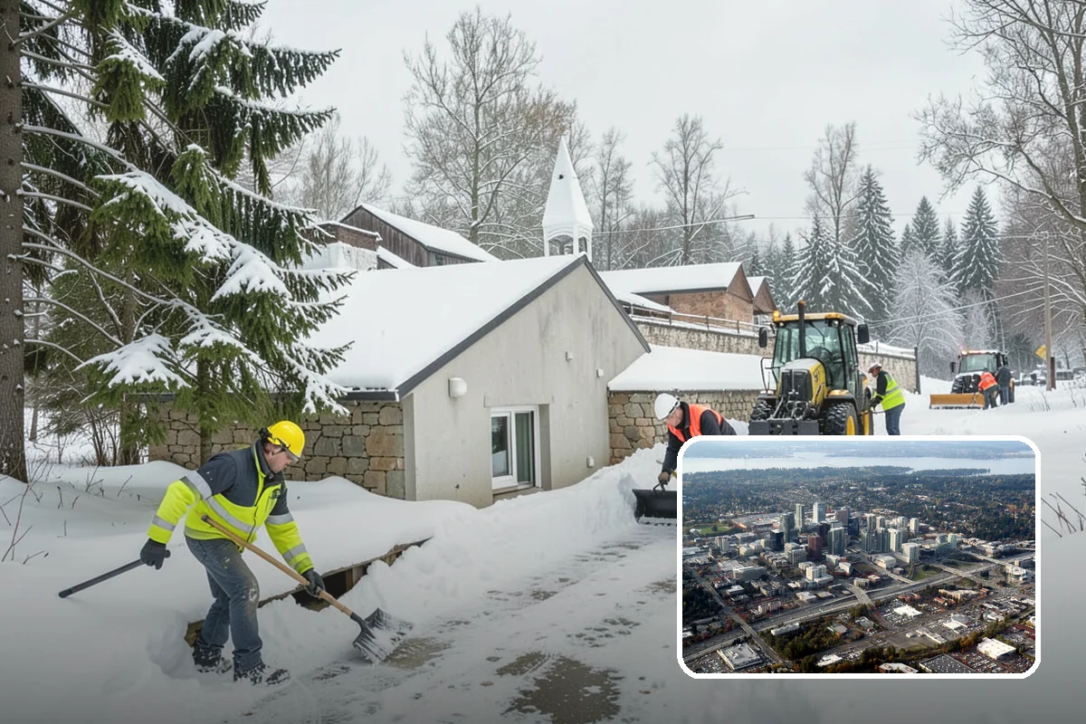 Restaurant Deicing in Bellevue, King County, WA - Keeps diners arriving safely through the evening rush
