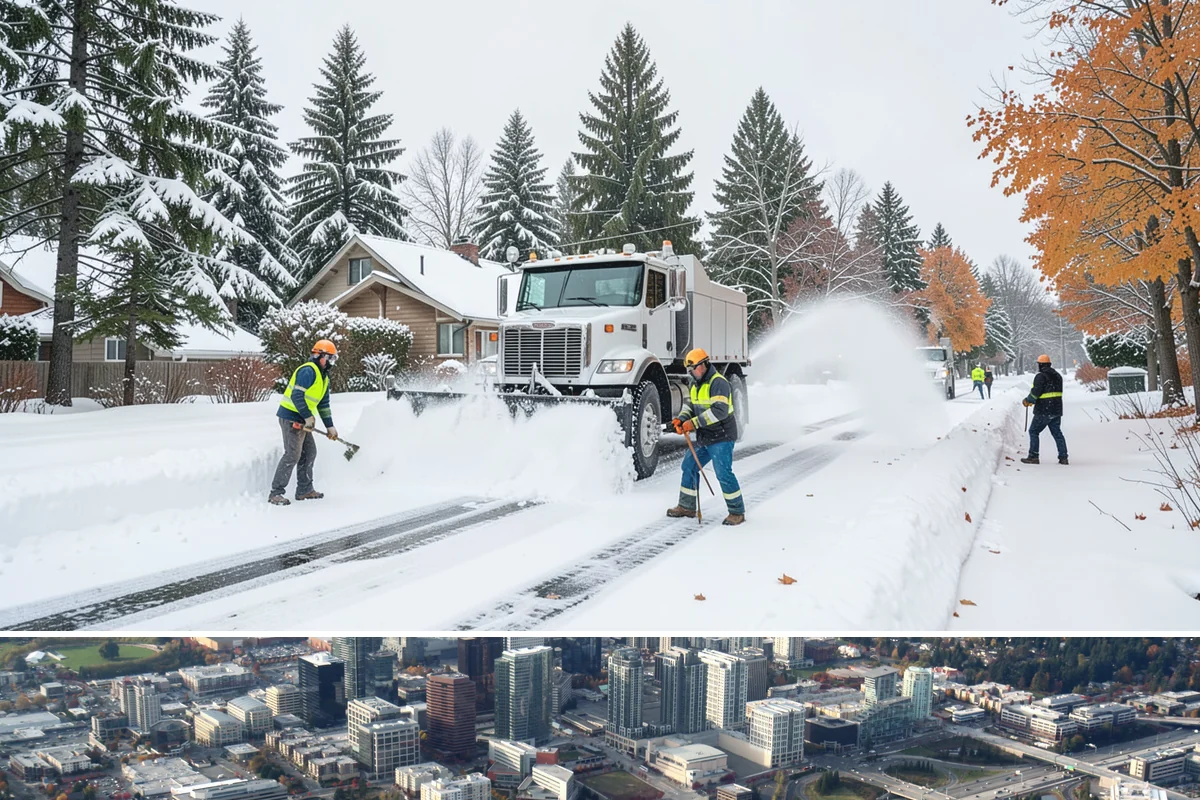 Restaurant Deicing in Bellevue, King County, WA - Deicing runs through the winter dining season, peaking on the freezing-rain evenings that overlap with peak reservation hours.