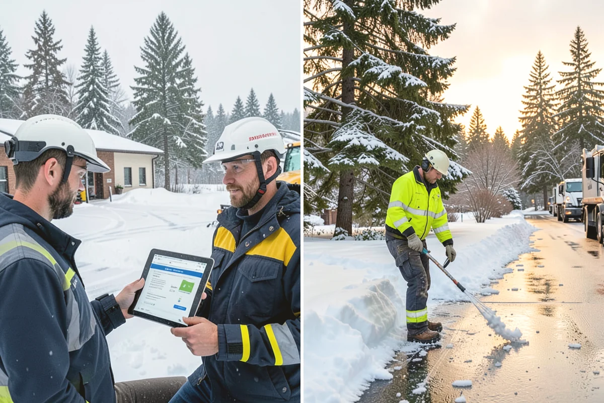 Restaurant Deicing in Black Diamond, King County, WA - Identify entrances, patios, staff routes, and parking walks