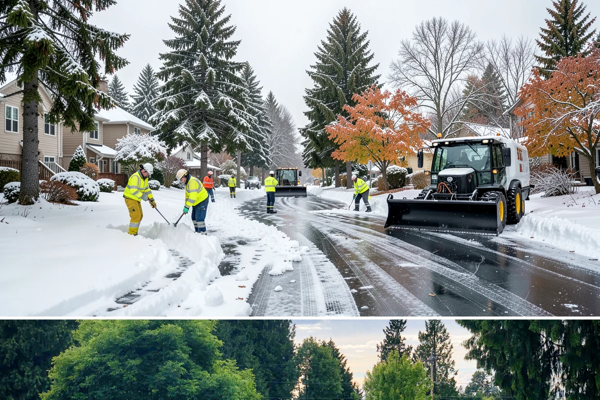Restaurant Deicing in Bonney Lake, Pierce County, WA - Deicing runs through the winter dining season, peaking on the freezing-rain evenings that overlap with peak reservation hours.