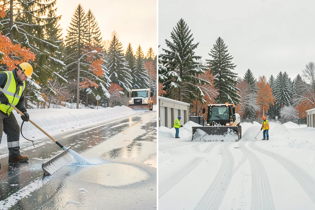 Restaurant Deicing in Brier, Snohomish County, WA - Identify entrances, patios, staff routes, and parking walks