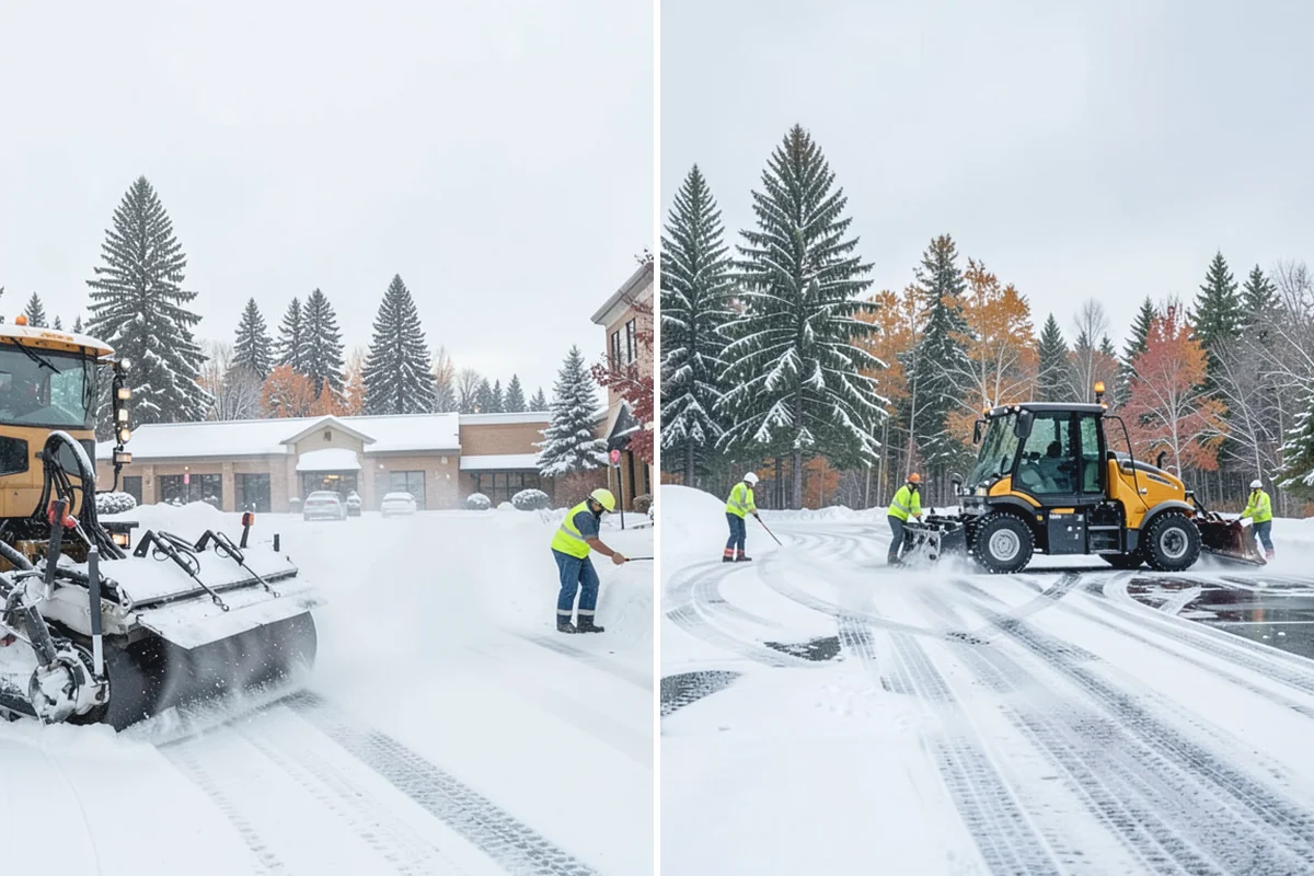 Restaurant Deicing in Buckley, Pierce County, WA - Identify entrances, patios, staff routes, and parking walks