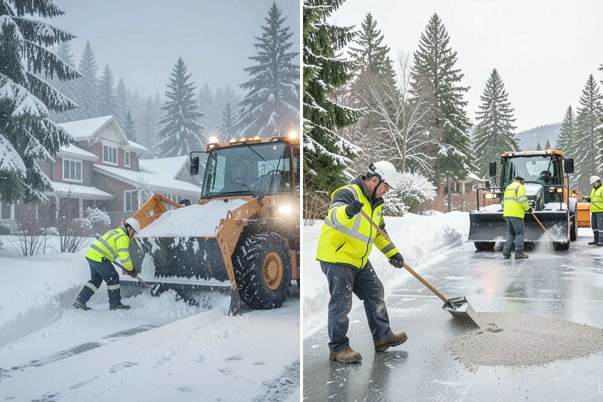 Restaurant Deicing in Burlington, Skagit County, WA - Identify entrances, patios, staff routes, and parking walks