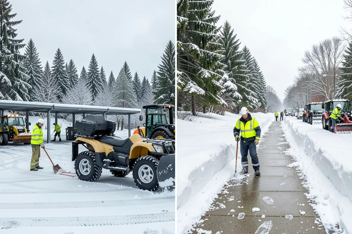 Restaurant Deicing in Clyde Hill, King County, WA - Identify entrances, patios, staff routes, and parking walks