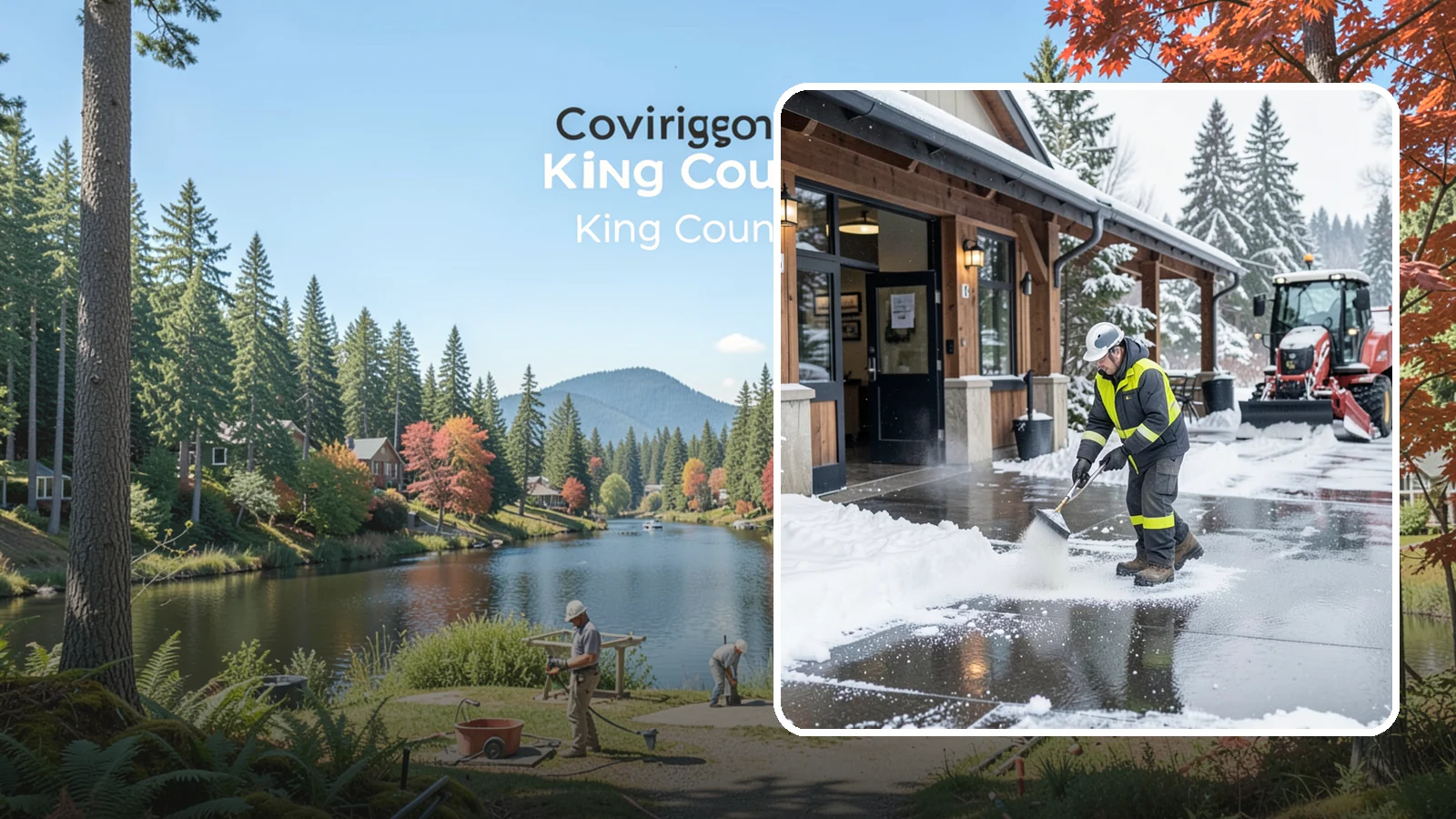 Restaurant Deicing in Covington, King County, WA - Deicing for restaurants that keeps entrances, patios, and parking approaches safe for diners and staff during a Western...