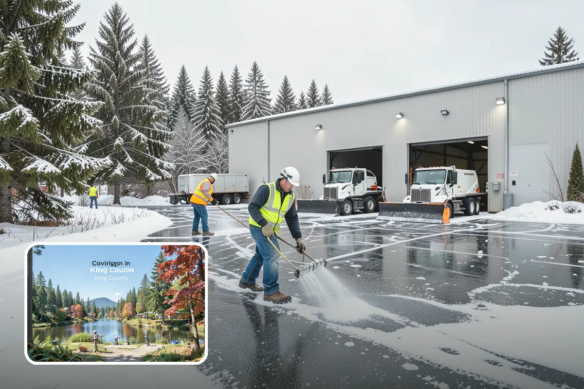 Restaurant Deicing in Covington, King County, WA - Keeps diners arriving safely through the evening rush