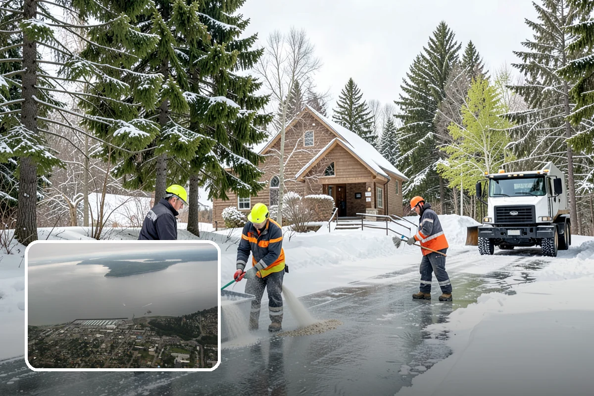 Restaurant Deicing in Des Moines, King County, WA - Keeps diners arriving safely through the evening rush
