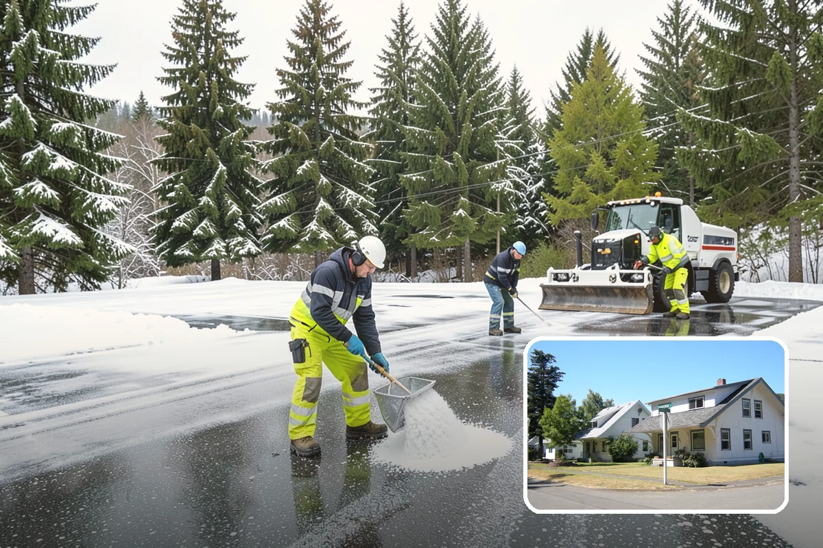 Restaurant Deicing in DuPont, Pierce County, WA - Keeps diners arriving safely through the evening rush