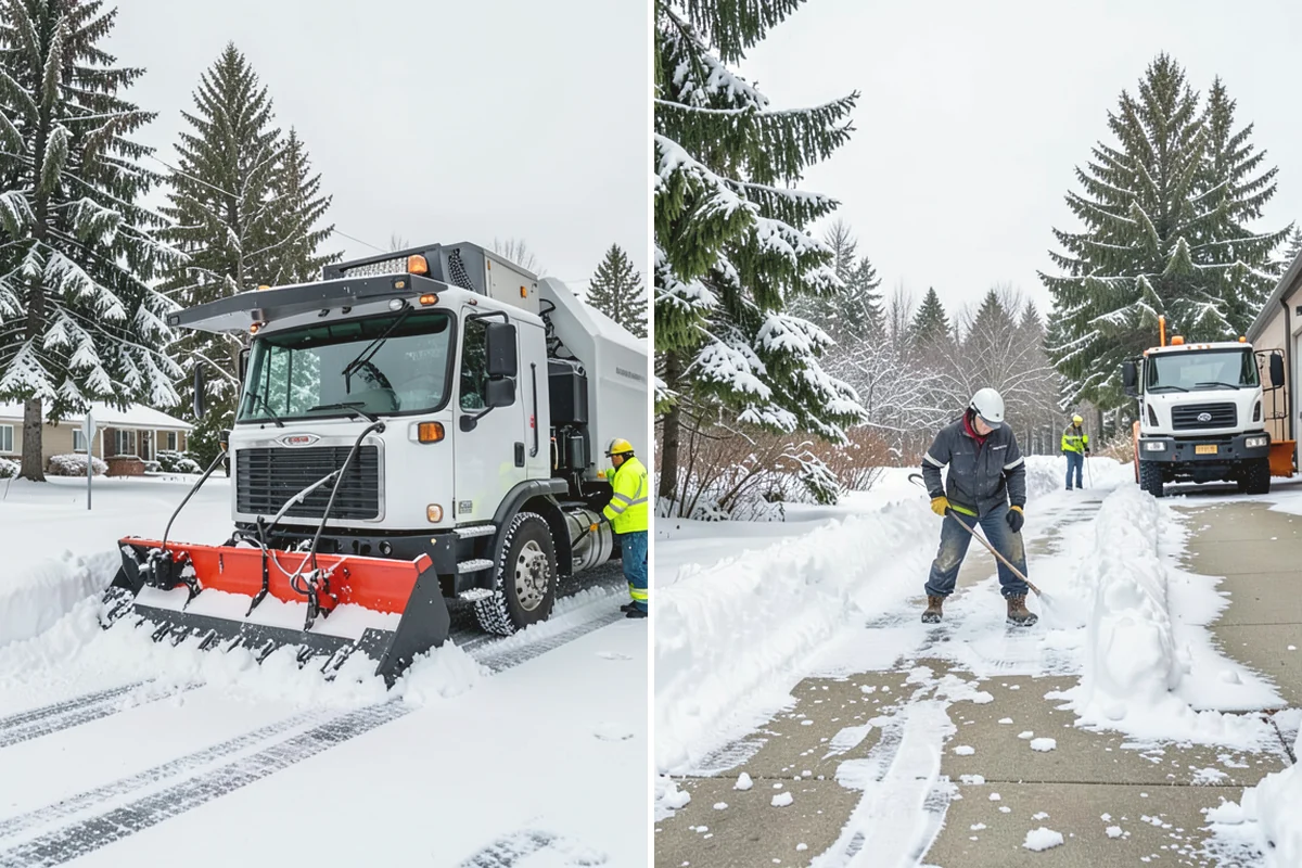Restaurant Deicing in Duvall, King County, WA - Identify entrances, patios, staff routes, and parking walks