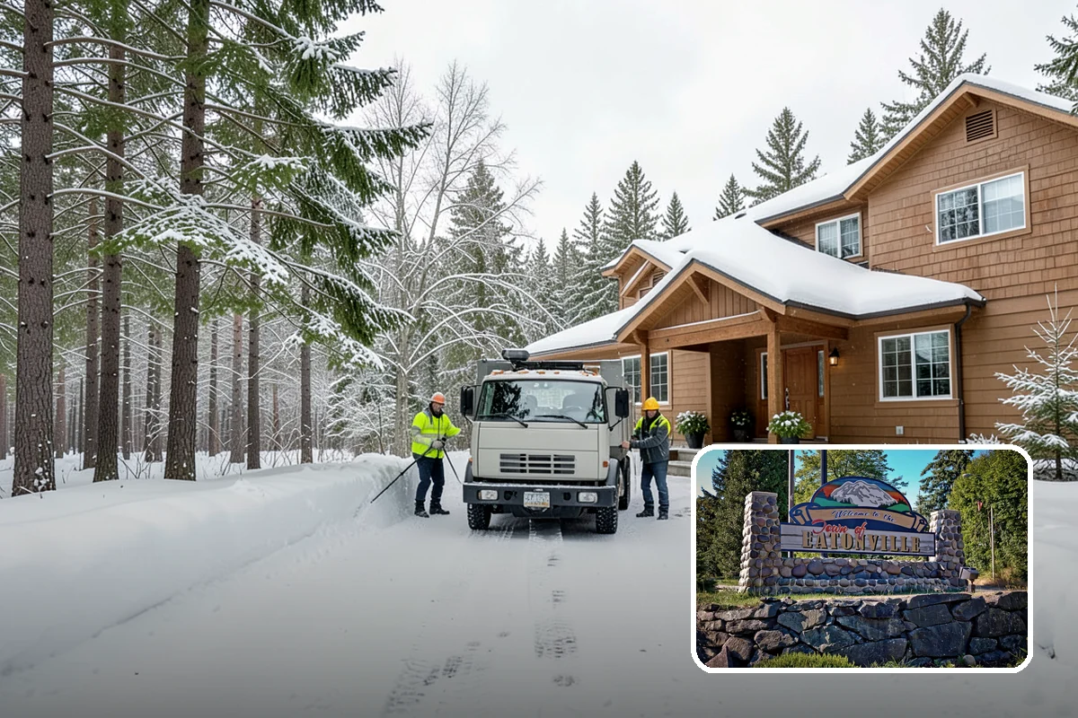 Restaurant Deicing in Eatonville, Pierce County, WA - Keeps diners arriving safely through the evening rush