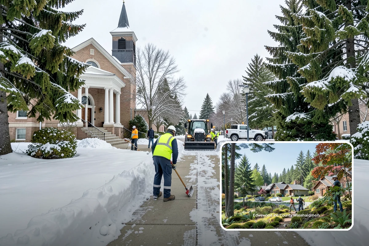 Restaurant Deicing in Edgewood, Pierce County, WA - Keeps diners arriving safely through the evening rush