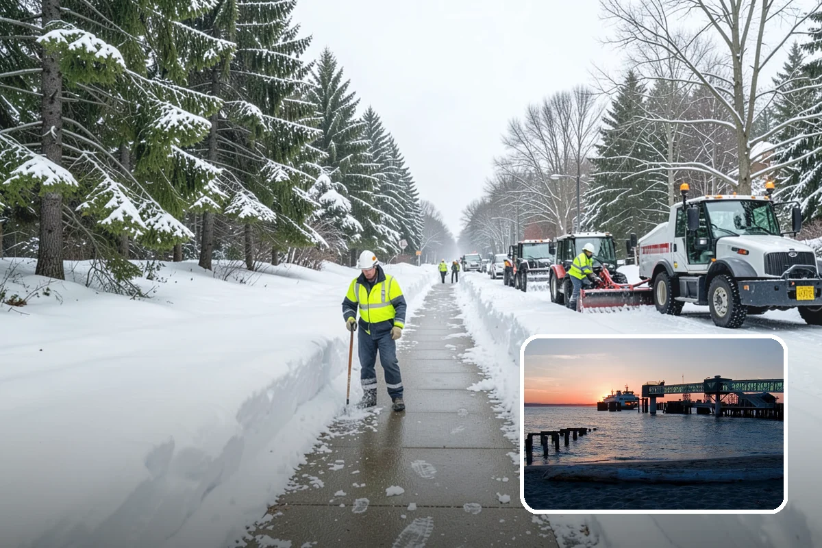 Restaurant Deicing in Edmonds, Snohomish County, WA - Keeps diners arriving safely through the evening rush