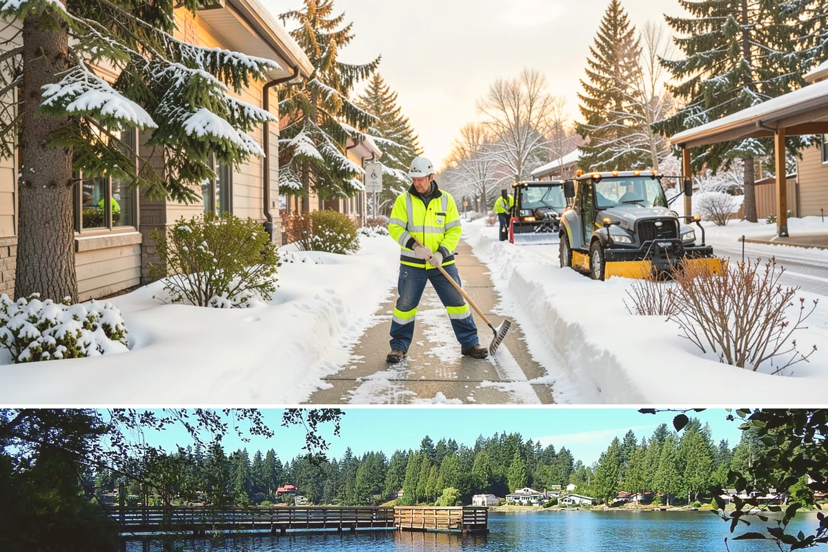 Restaurant Deicing in Federal Way, King County, WA - Deicing runs through the winter dining season, peaking on the freezing-rain evenings that overlap with peak reservation hours.