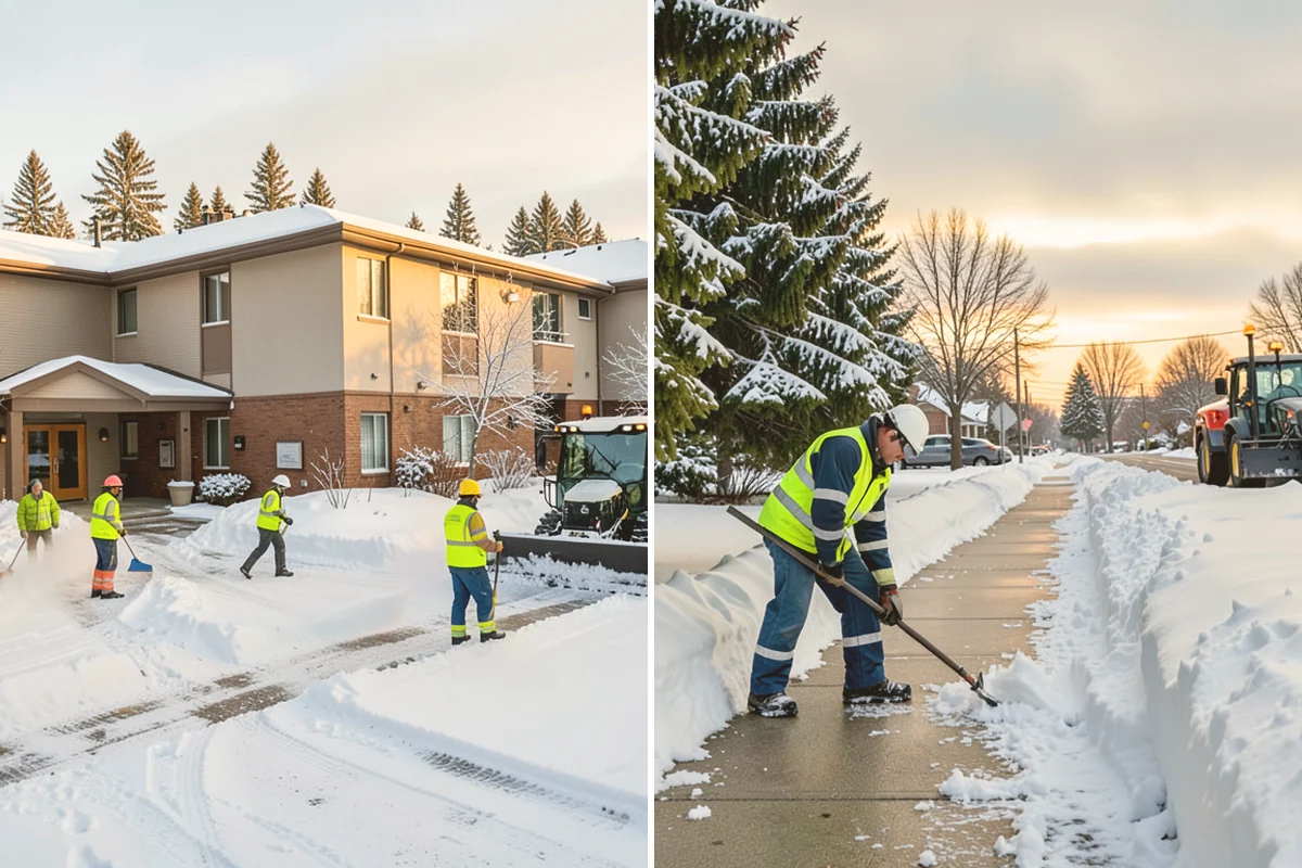 Restaurant Deicing in Fife, Pierce County, WA - Identify entrances, patios, staff routes, and parking walks