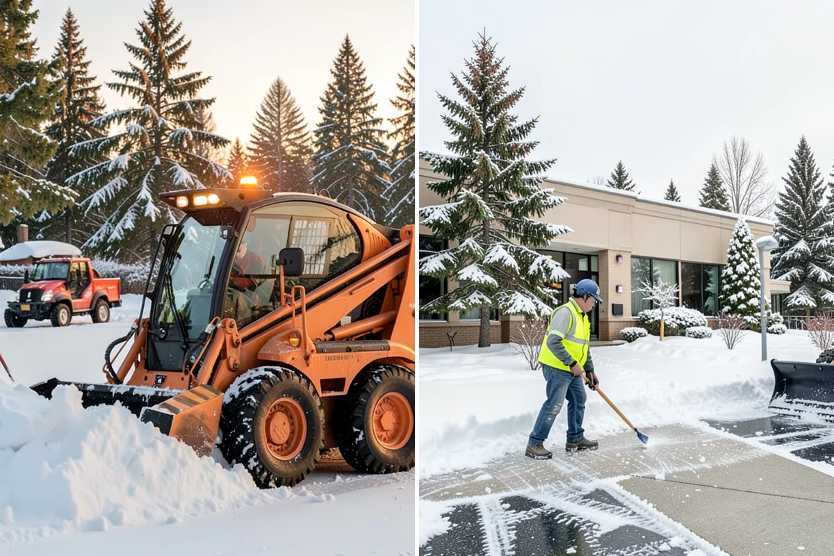 Restaurant Deicing in Fircrest, Pierce County, WA - Identify entrances, patios, staff routes, and parking walks