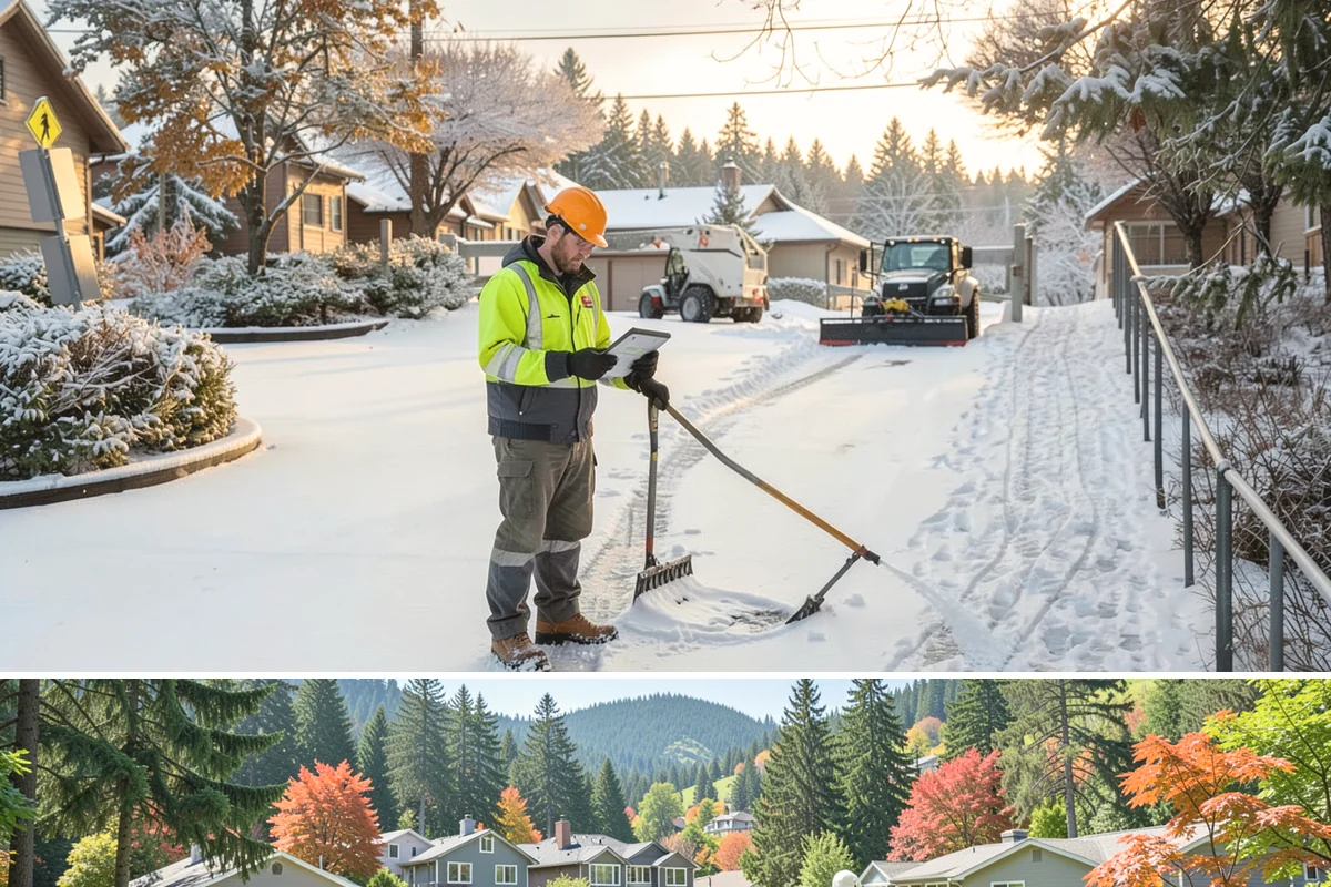 Restaurant Deicing in Fircrest, Pierce County, WA - Deicing runs through the winter dining season, peaking on the freezing-rain evenings that overlap with peak reservation hours.