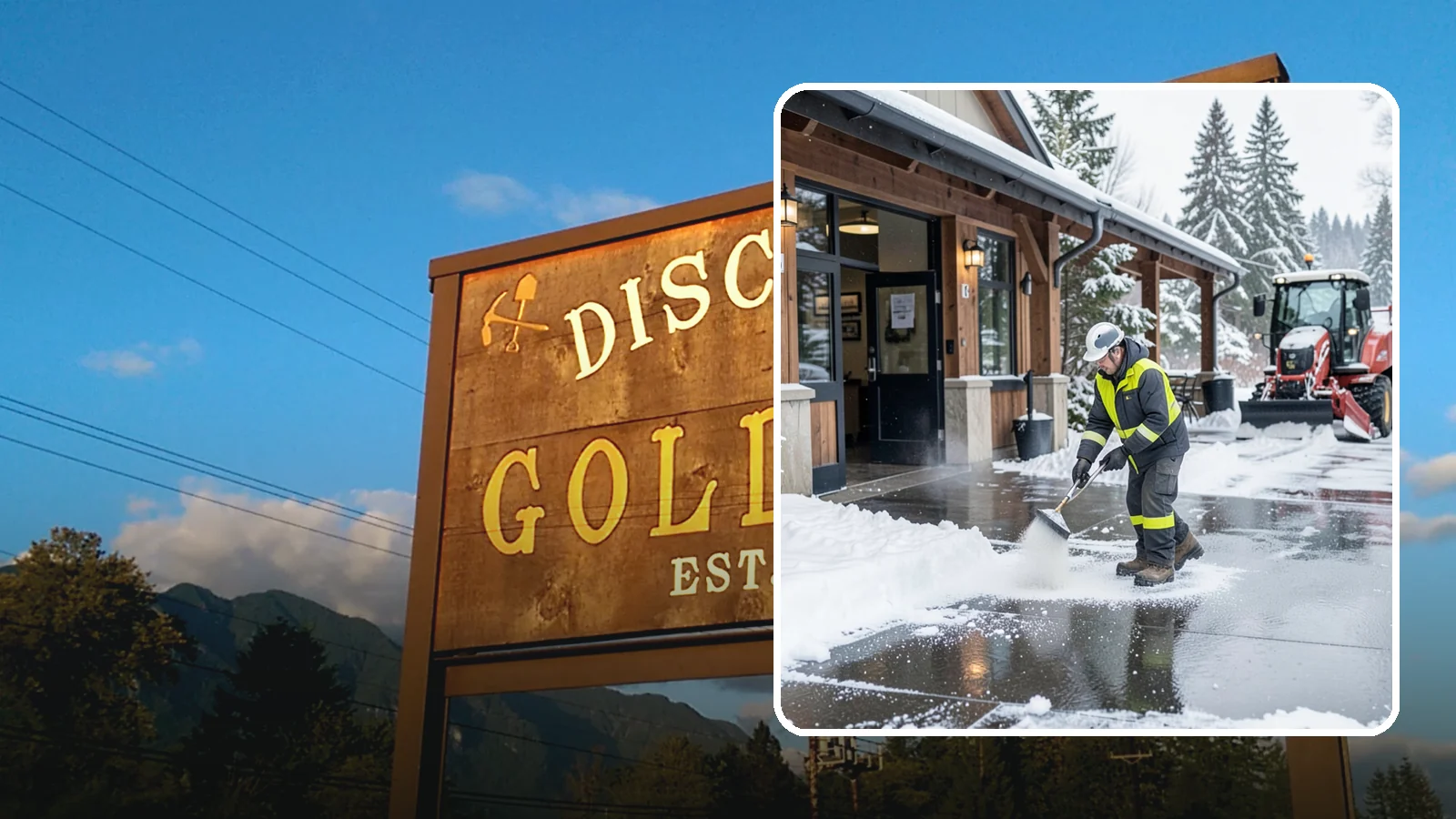 Restaurant Deicing in Gold Bar, Snohomish County, WA - Deicing for restaurants that keeps entrances, patios, and parking approaches safe for diners and staff during a Western...