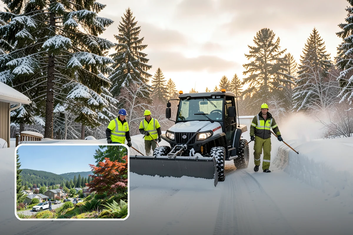 Restaurant Deicing in Index, Snohomish County, WA - Keeps diners arriving safely through the evening rush