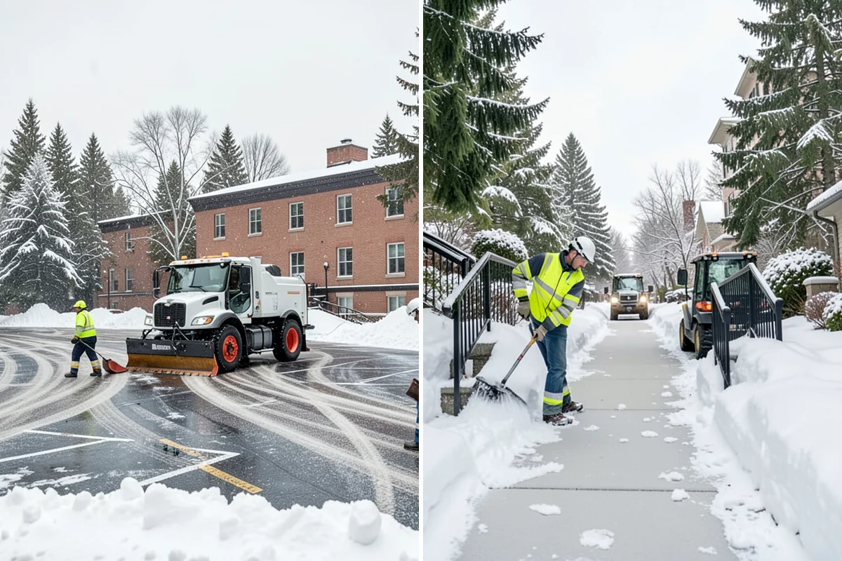 Restaurant Deicing in Kenmore, King County, WA - Identify entrances, patios, staff routes, and parking walks