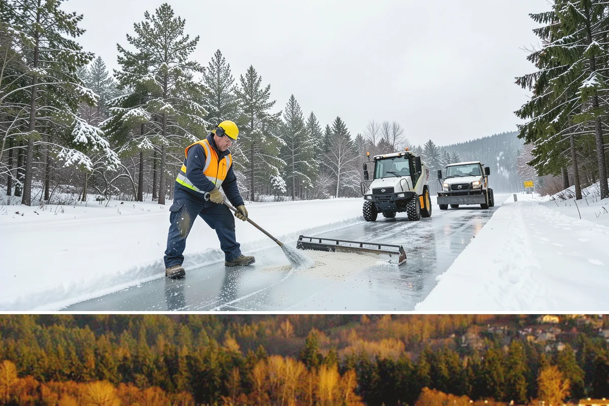 Restaurant Deicing in Kenmore, King County, WA - Deicing runs through the winter dining season, peaking on the freezing-rain evenings that overlap with peak reservation hours.