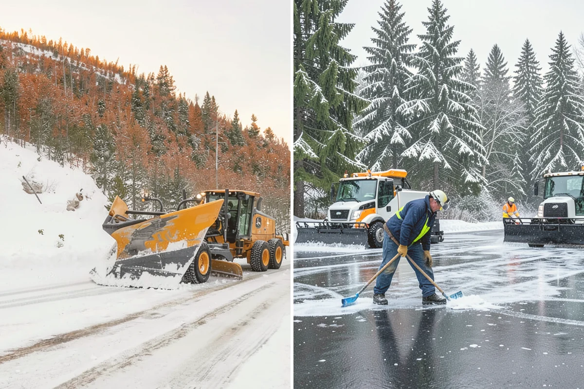 Restaurant Deicing in Kirkland, King County, WA - Identify entrances, patios, staff routes, and parking walks