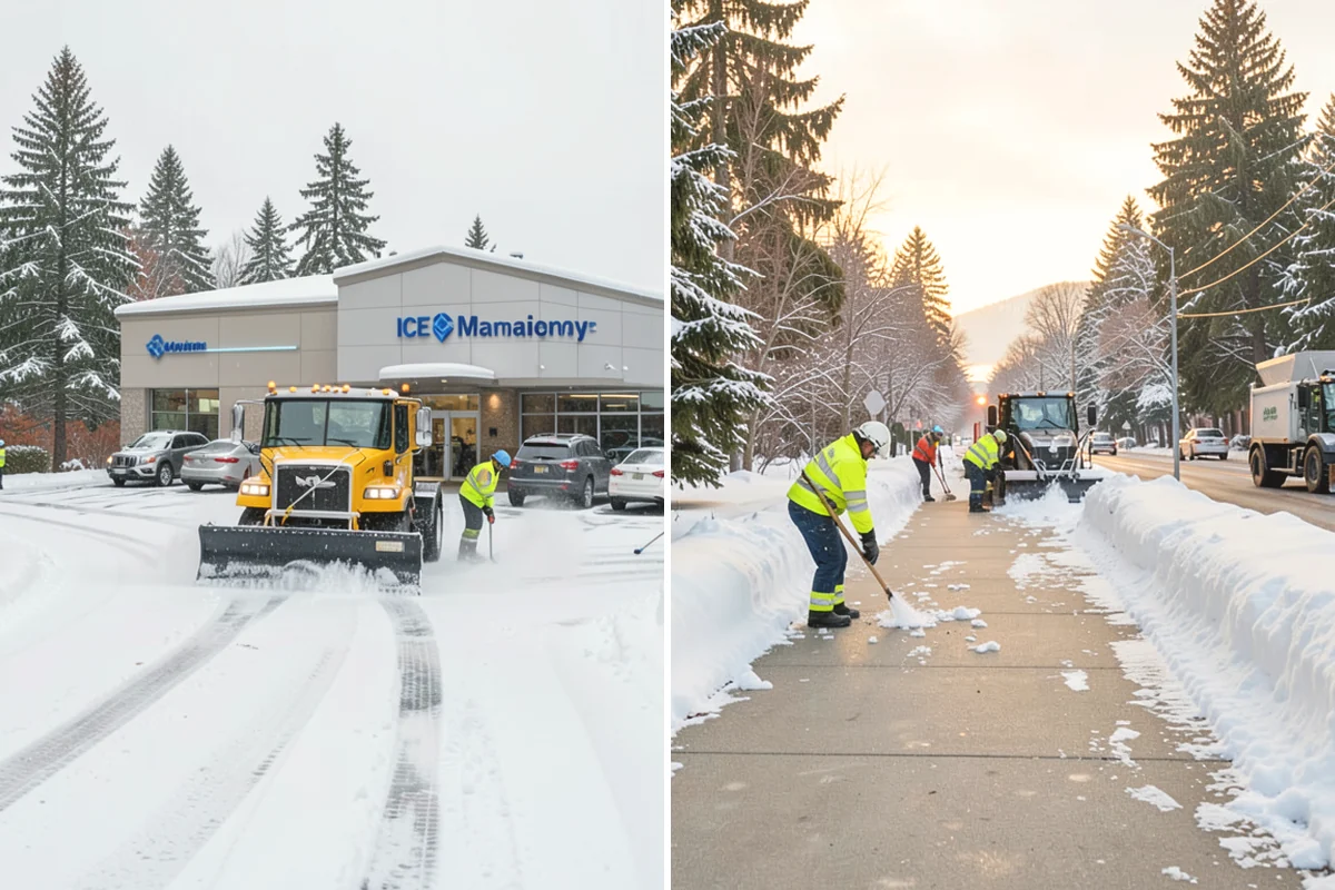 Restaurant Deicing in La Conner, Skagit County, WA - Identify entrances, patios, staff routes, and parking walks