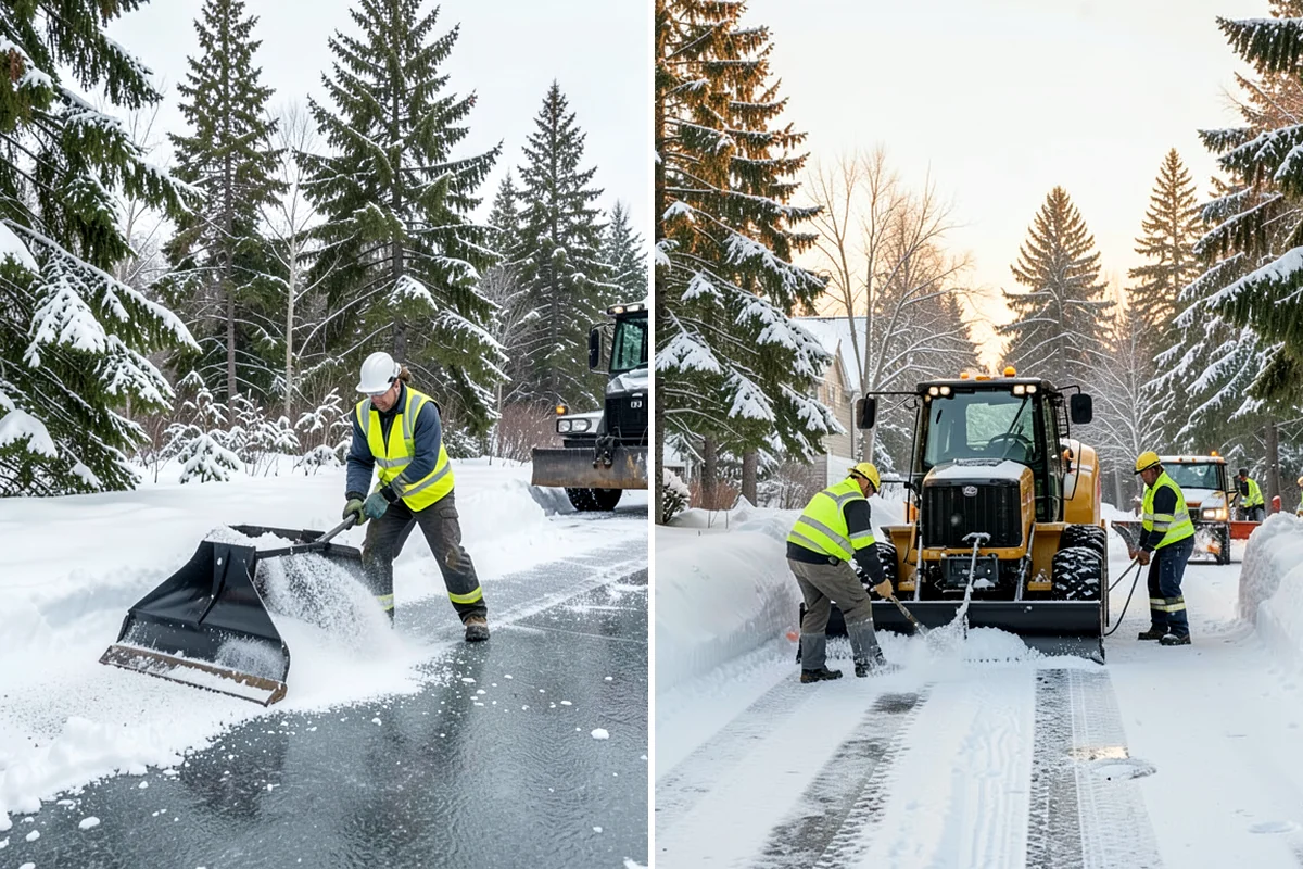Restaurant Deicing in Lake Forest Park, King County, WA - Identify entrances, patios, staff routes, and parking walks