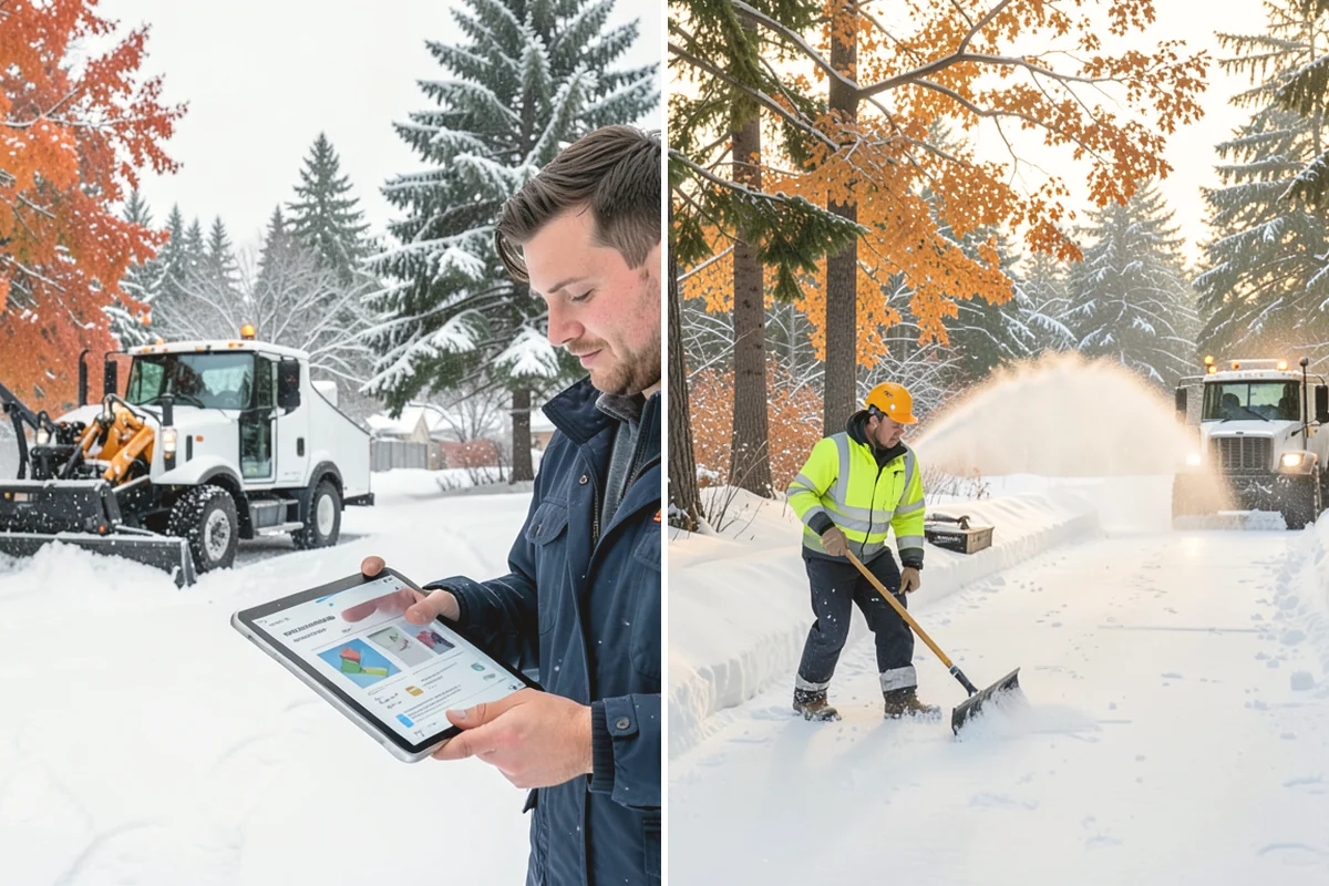 Restaurant Deicing in Lake Stevens, Snohomish County, WA - Identify entrances, patios, staff routes, and parking walks
