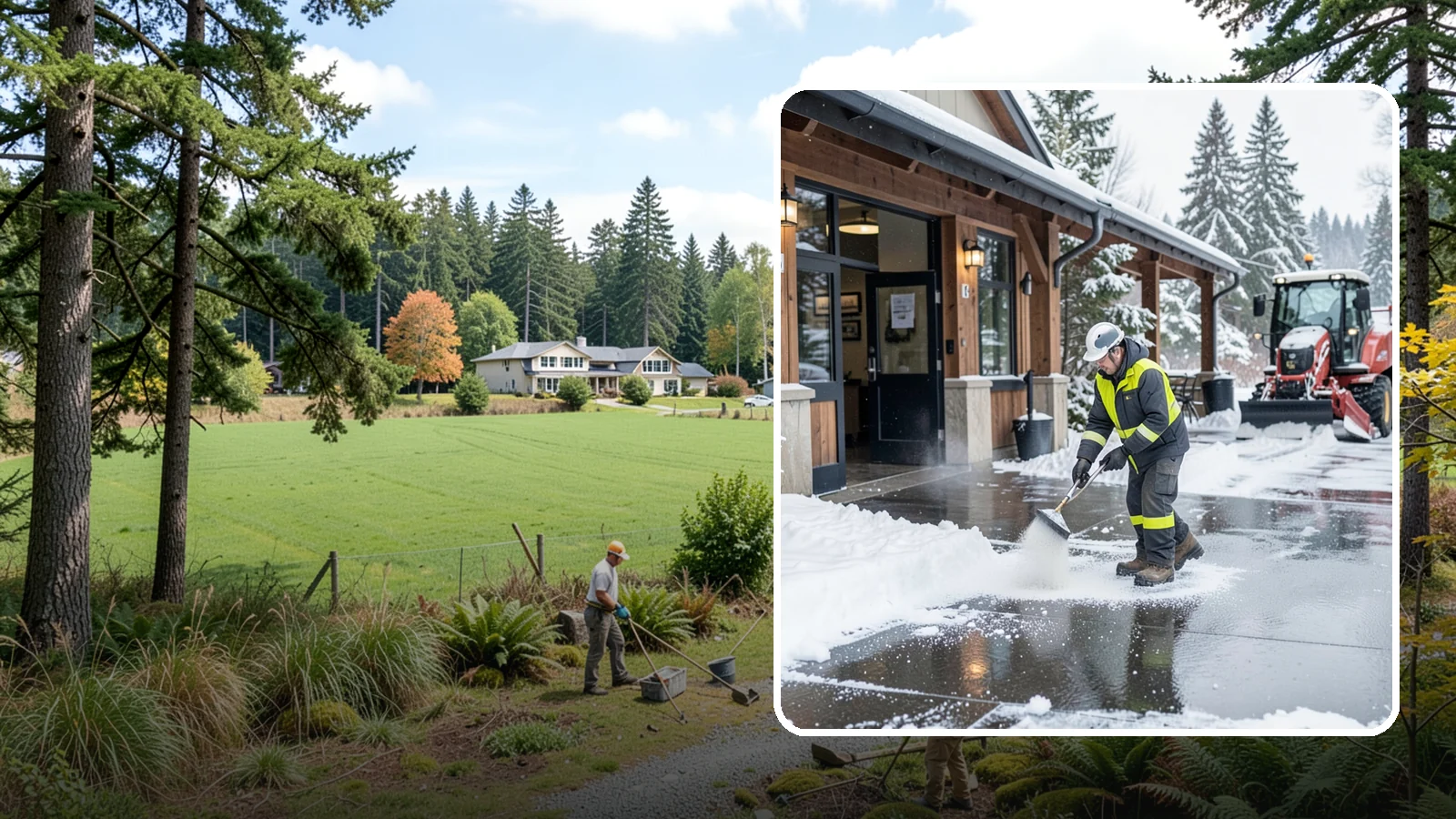 Restaurant Deicing in Lyman, Skagit County, WA - Deicing for restaurants that keeps entrances, patios, and parking approaches safe for diners and staff during a Western...