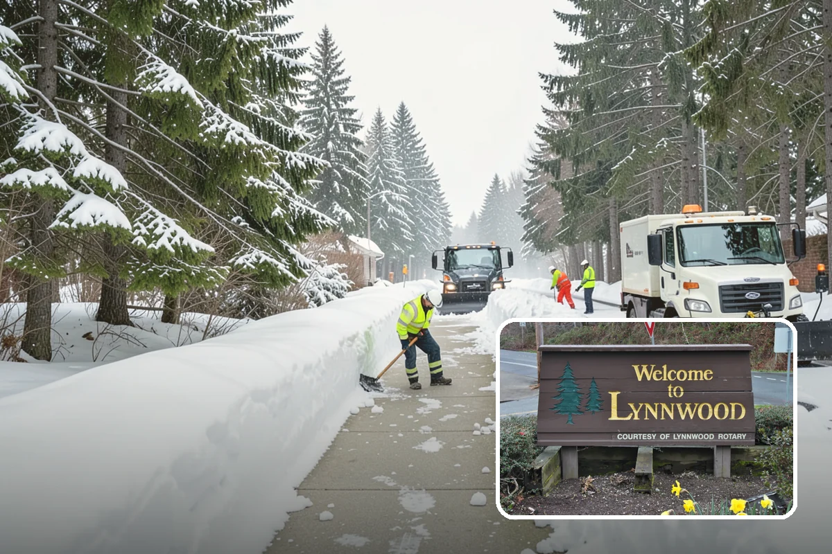 Restaurant Deicing in Lynnwood, Snohomish County, WA - Keeps diners arriving safely through the evening rush