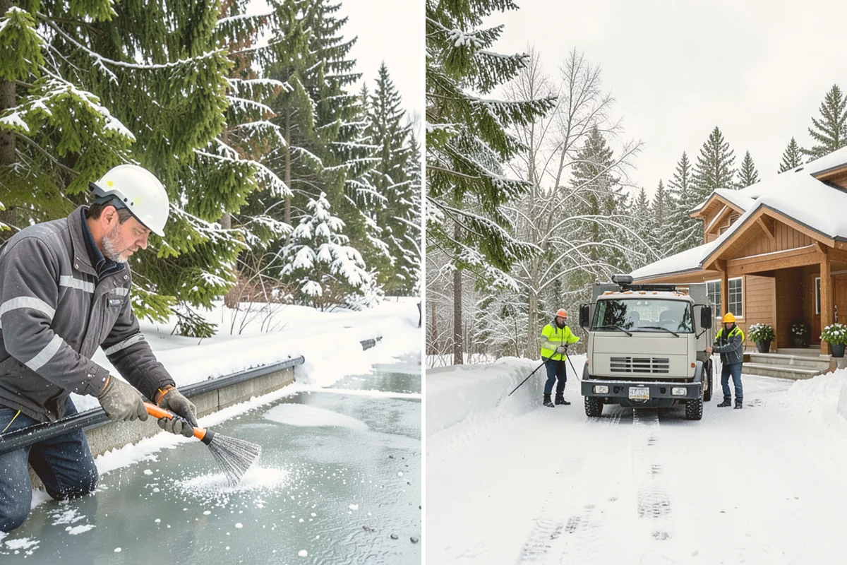Restaurant Deicing in Lynnwood, Snohomish County, WA - Identify entrances, patios, staff routes, and parking walks