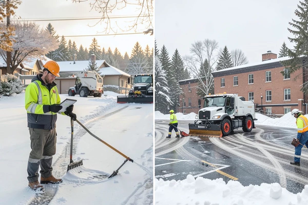 Restaurant Deicing in Medina, King County, WA - Identify entrances, patios, staff routes, and parking walks