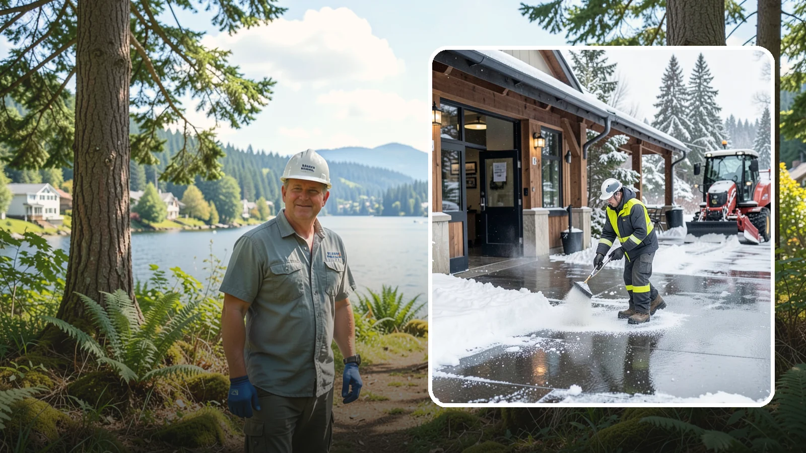 Restaurant Deicing in Milton, King County, WA - Deicing for restaurants that keeps entrances, patios, and parking approaches safe for diners and staff during a Western...