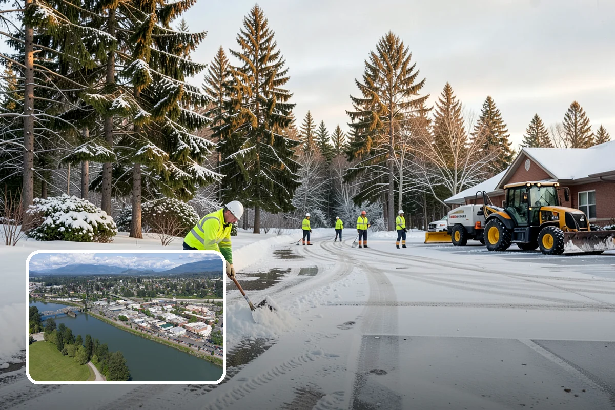 Restaurant Deicing in Mount Vernon, Skagit County, WA - Keeps diners arriving safely through the evening rush