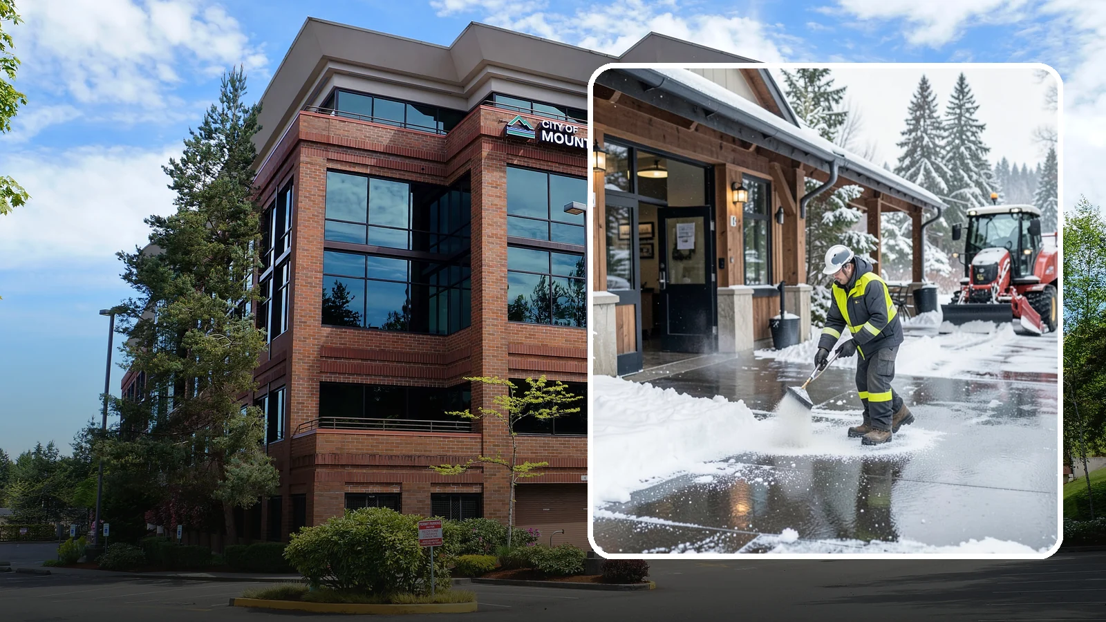 Restaurant Deicing in Mountlake Terrace, Snohomish County, WA - Deicing for restaurants that keeps entrances, patios, and parking approaches safe for diners and staff during a Western...