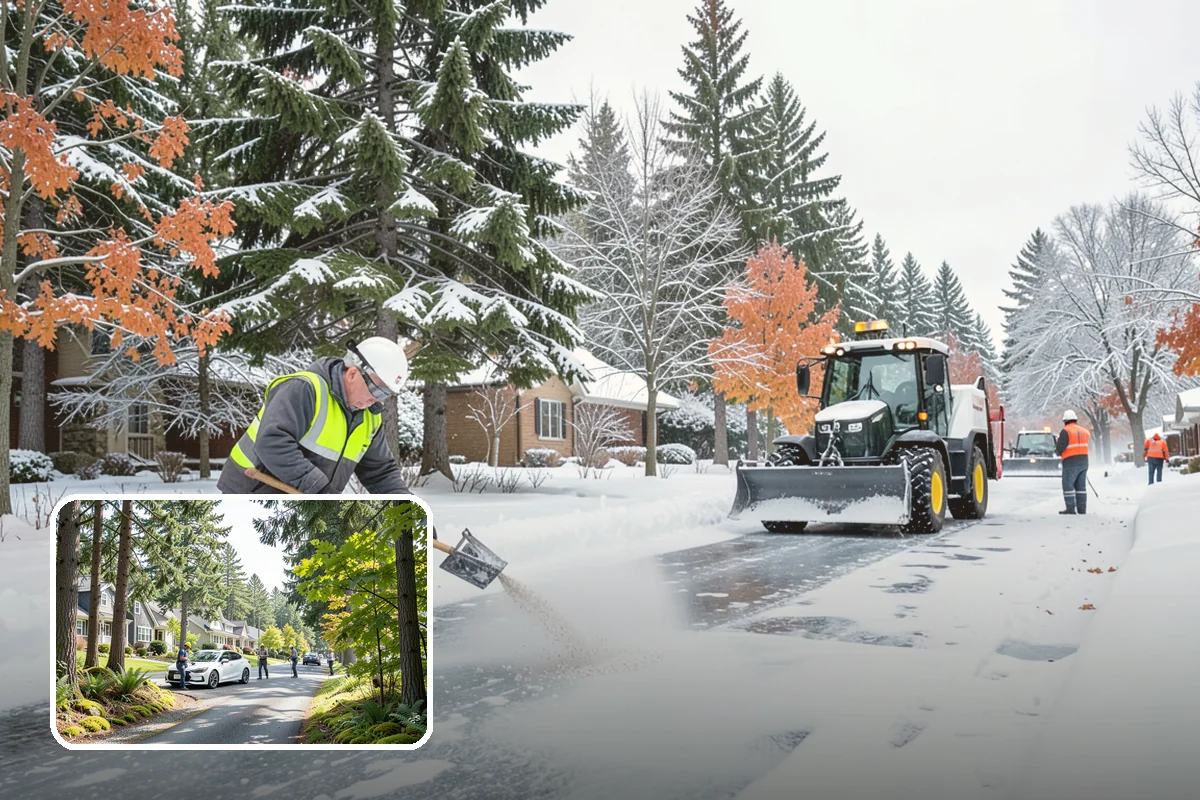 Restaurant Deicing in Normandy Park, King County, WA - Keeps diners arriving safely through the evening rush