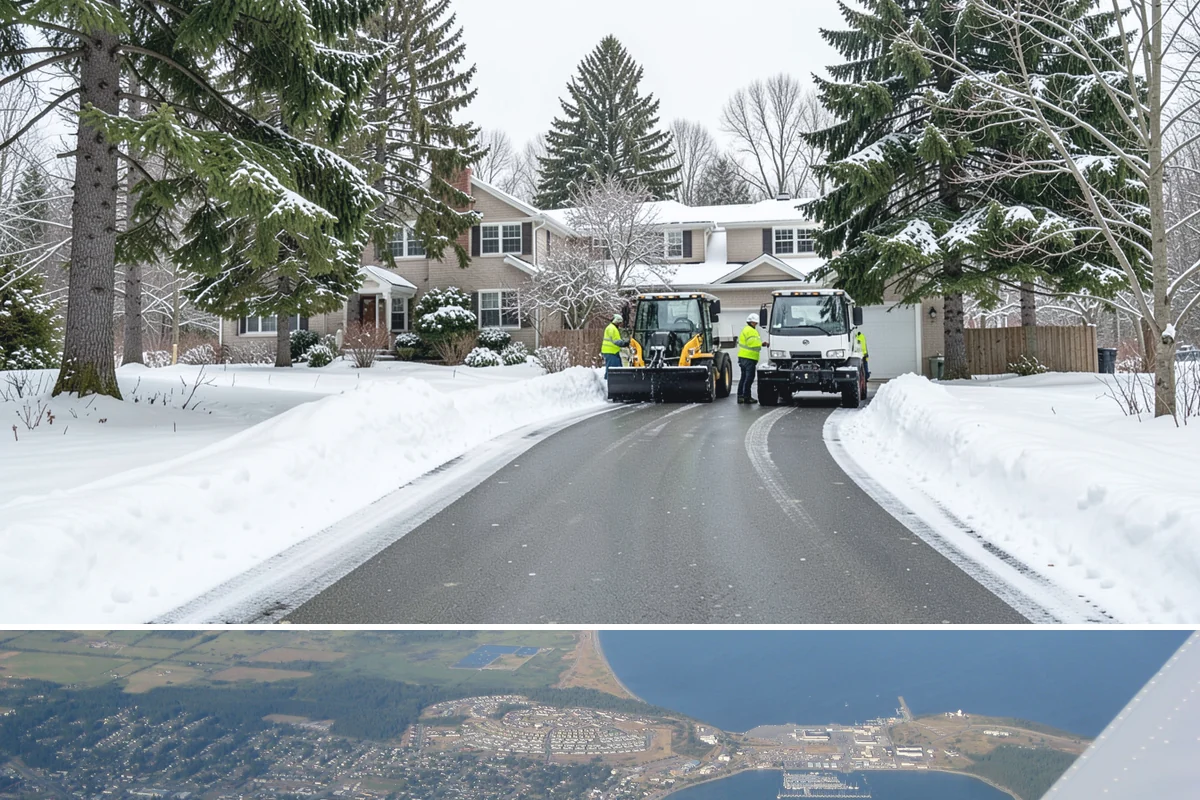 Restaurant Deicing in Oak Harbor, Island County, WA - Deicing runs through the winter dining season, peaking on the freezing-rain evenings that overlap with peak reservation hours.