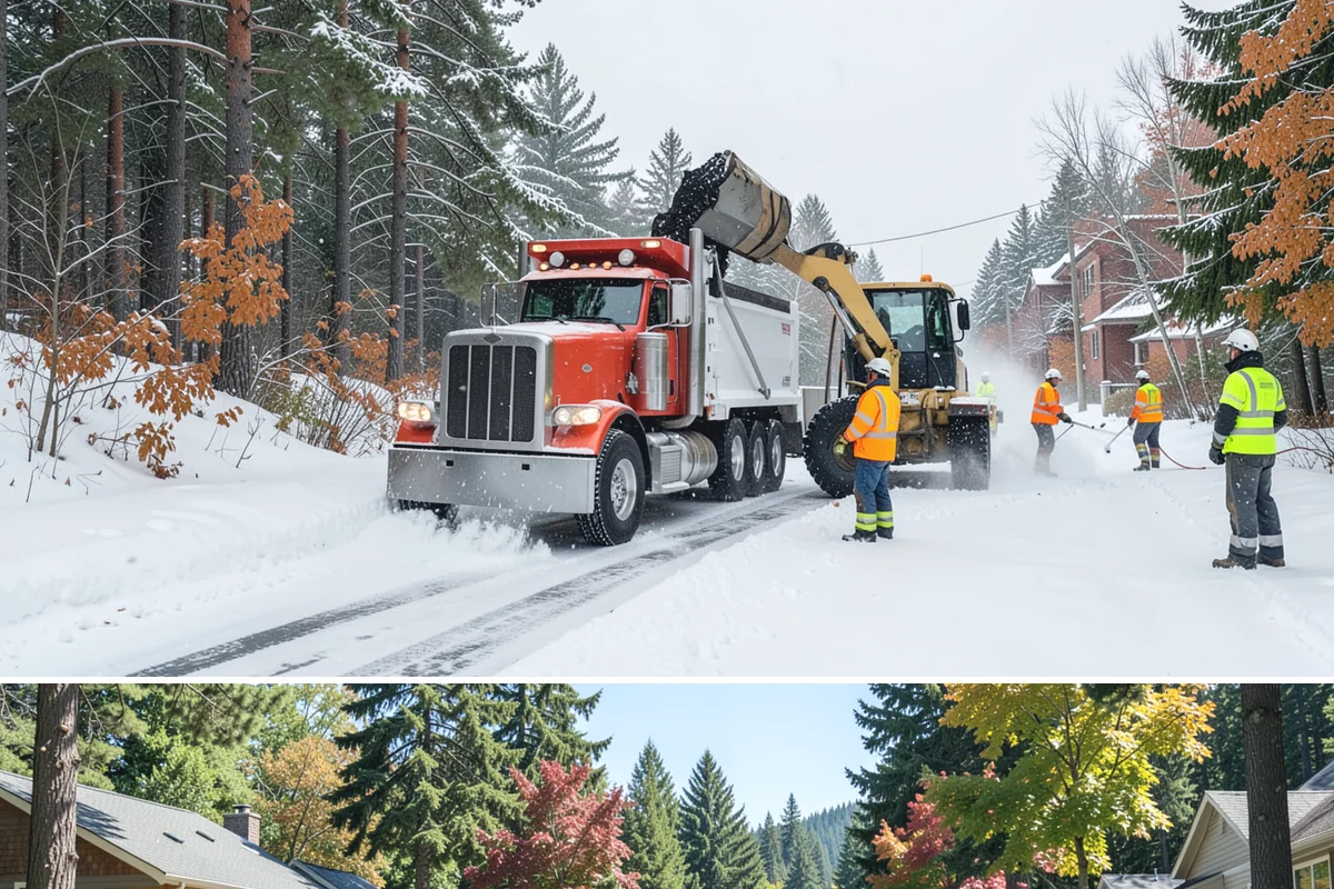 Restaurant Deicing in Orting, Pierce County, WA - Deicing runs through the winter dining season, peaking on the freezing-rain evenings that overlap with peak reservation hours.