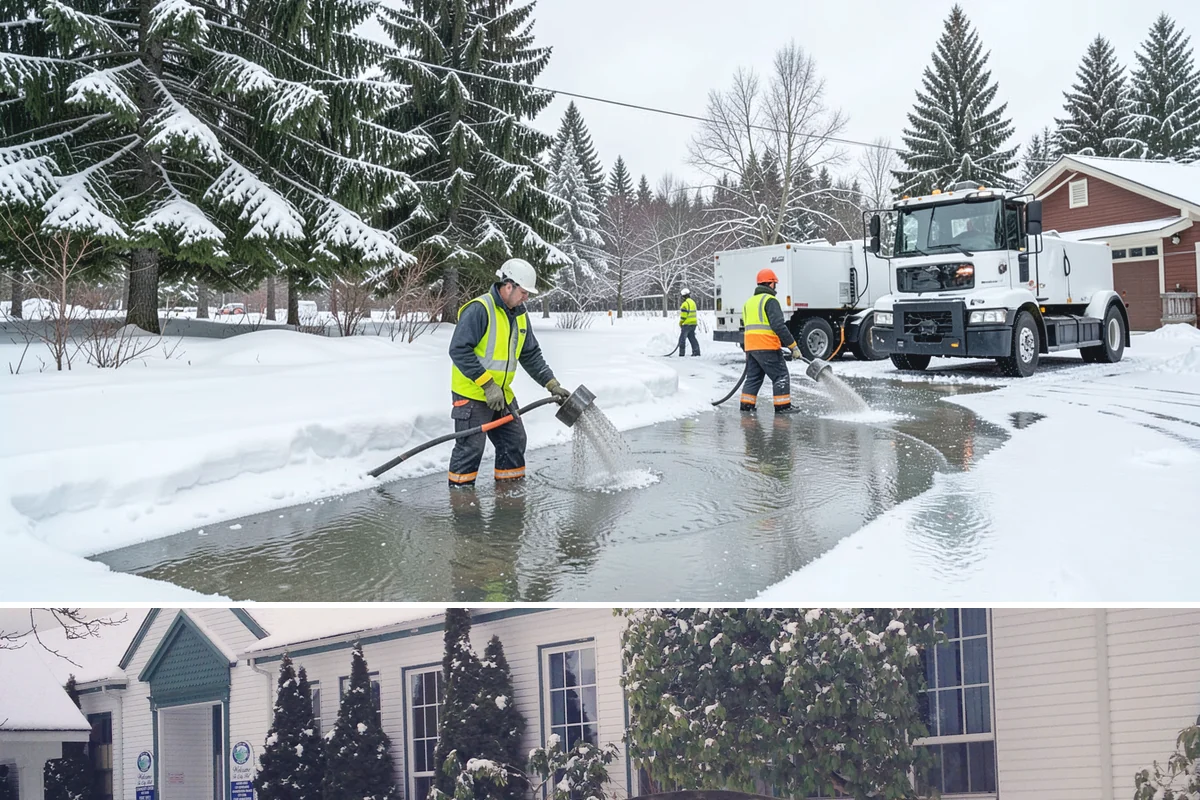 Restaurant Deicing in Pacific, King County, WA - Deicing runs through the winter dining season, peaking on the freezing-rain evenings that overlap with peak reservation hours.