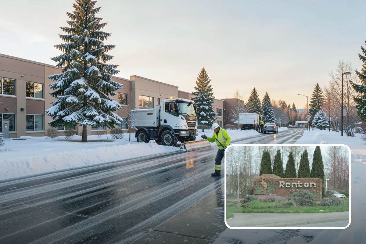 Restaurant Deicing in Renton, King County, WA - Keeps diners arriving safely through the evening rush