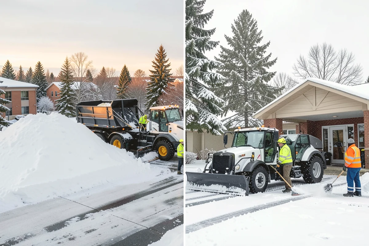 Restaurant Deicing in Ruston, Pierce County, WA - Identify entrances, patios, staff routes, and parking walks