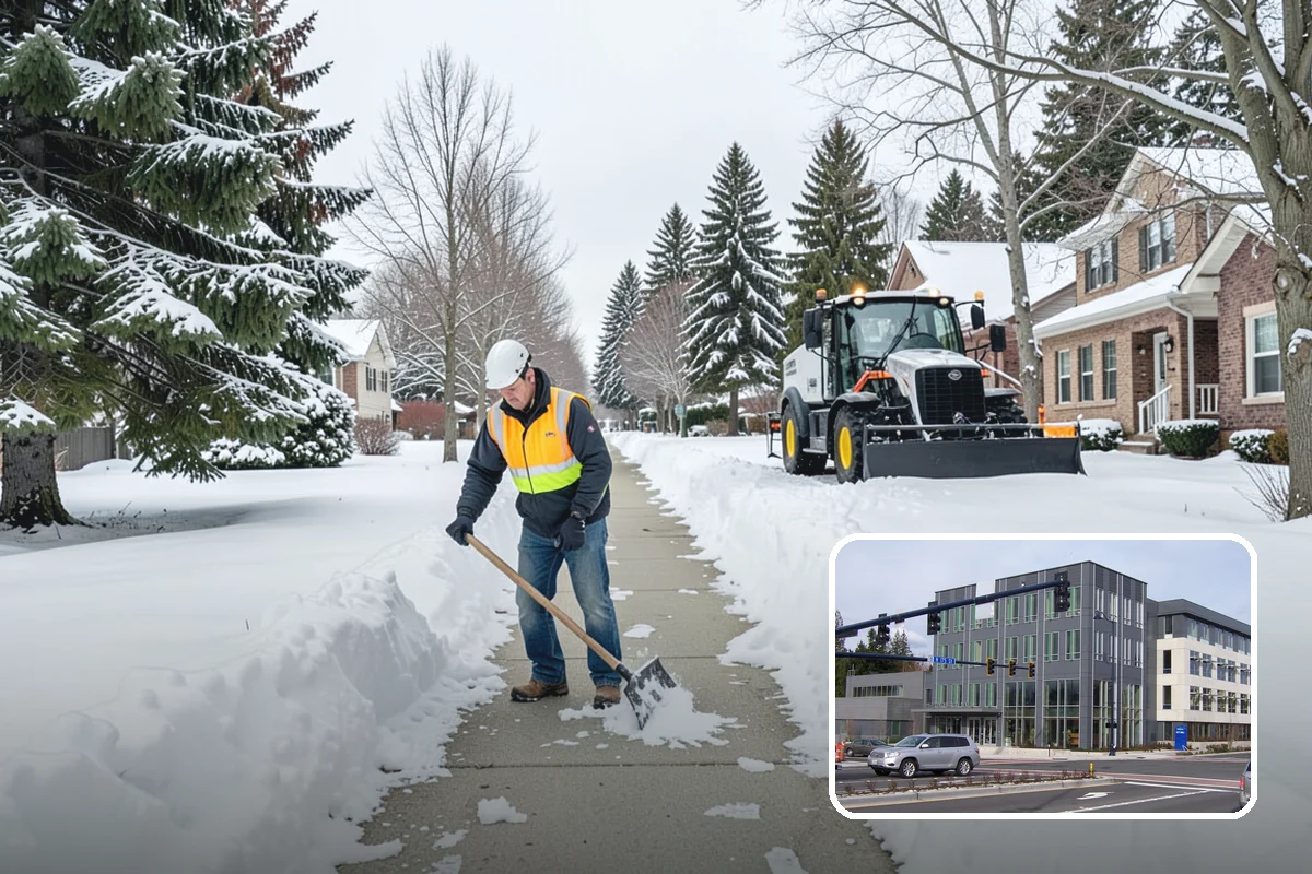 Restaurant Deicing in Shoreline, King County, WA - Keeps diners arriving safely through the evening rush