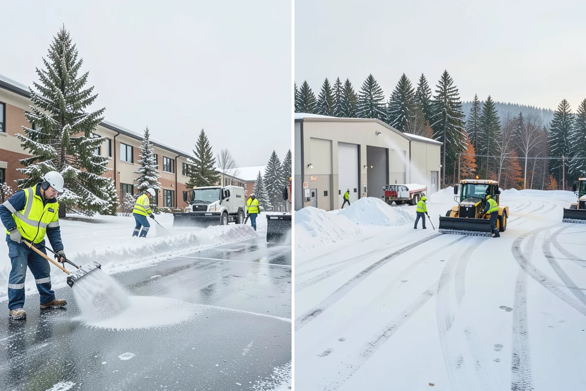 Restaurant Deicing in Skykomish, King County, WA - Identify entrances, patios, staff routes, and parking walks