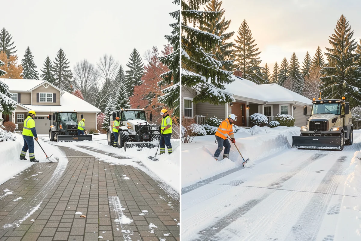 Restaurant Deicing in Snohomish, Snohomish County, WA - Identify entrances, patios, staff routes, and parking walks