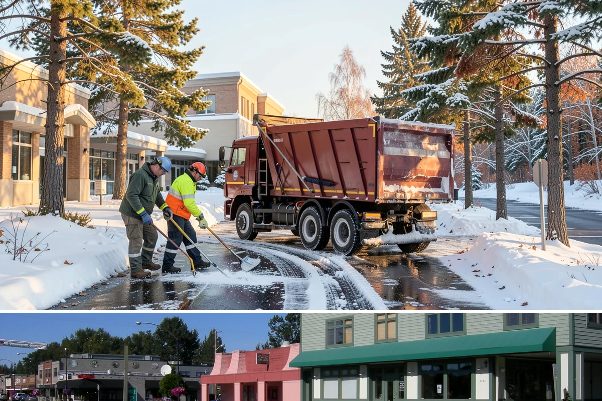 Restaurant Deicing in Snoqualmie, King County, WA - Deicing runs through the winter dining season, peaking on the freezing-rain evenings that overlap with peak reservation hours.