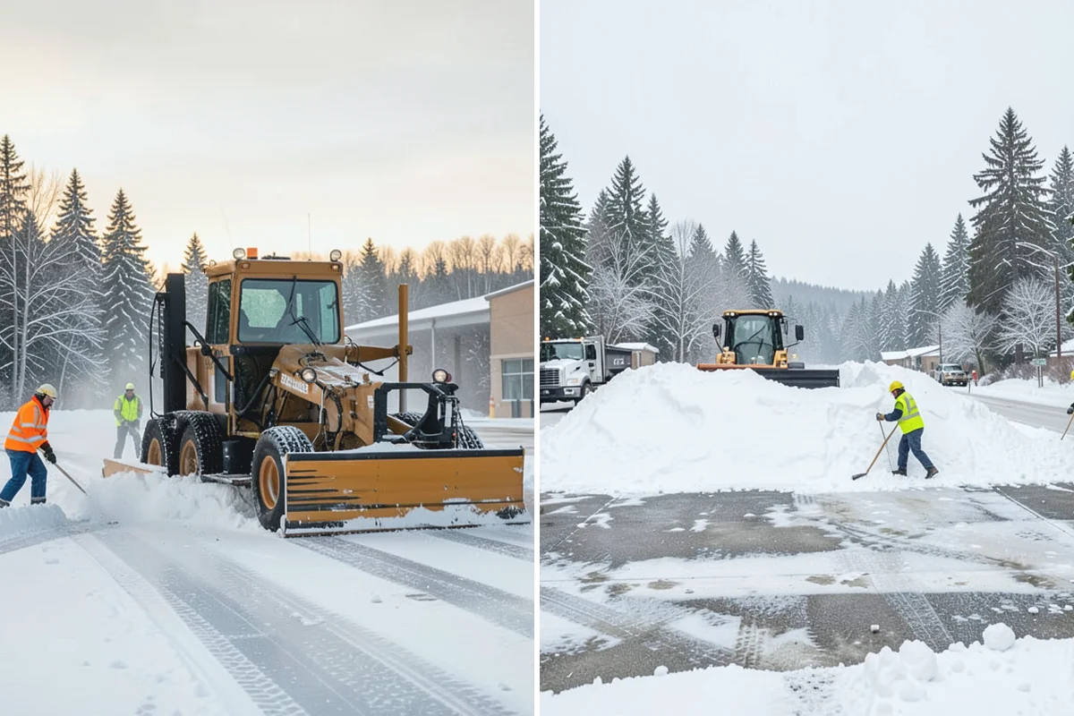 Restaurant Deicing in South Prairie, Pierce County, WA - Identify entrances, patios, staff routes, and parking walks